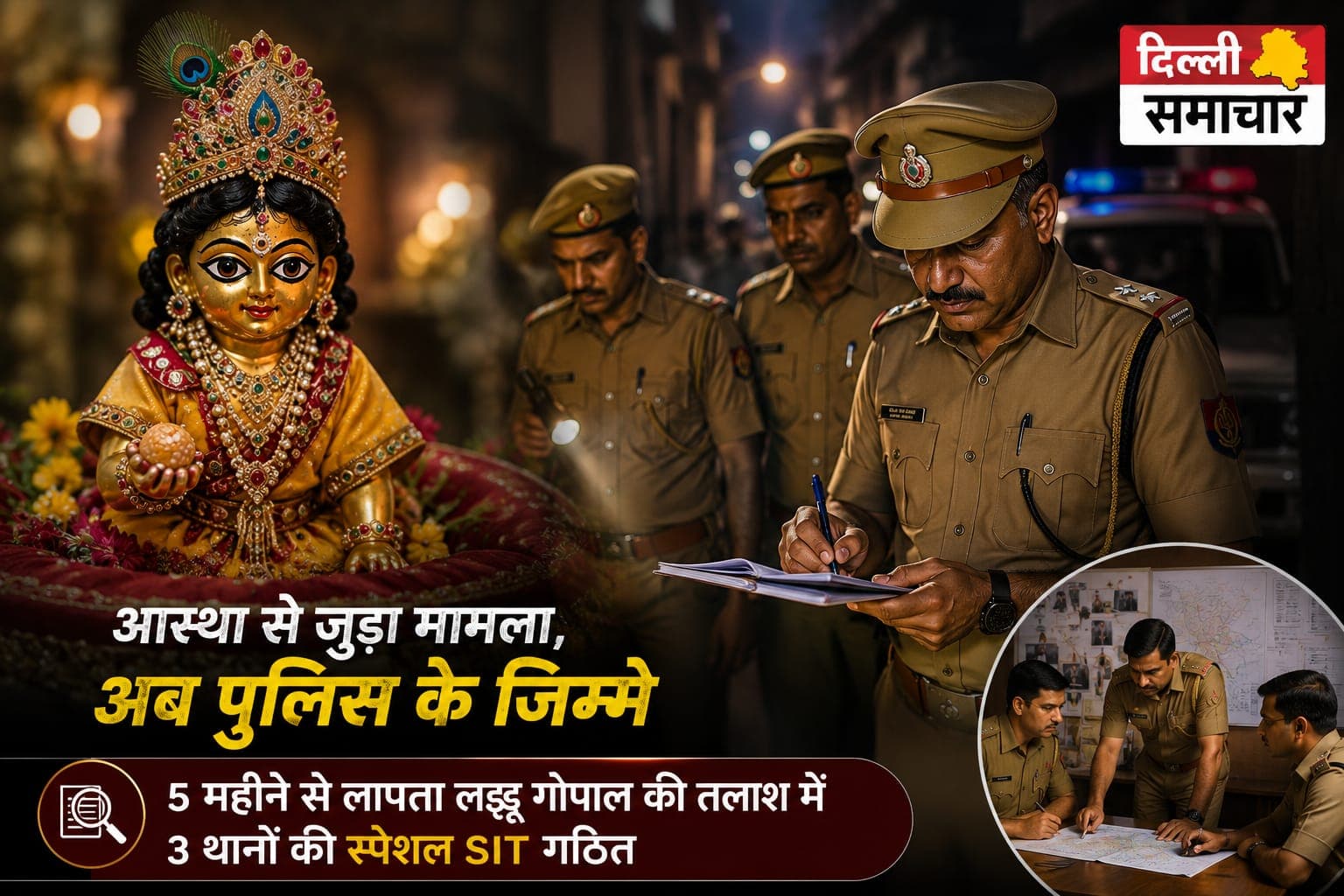 Gwalior : 5 महीने से लापता लड्डू गोपाल की तलाश में जुटी पुलिस, 3 थानों की स्पेशल SIT कर रही जांच