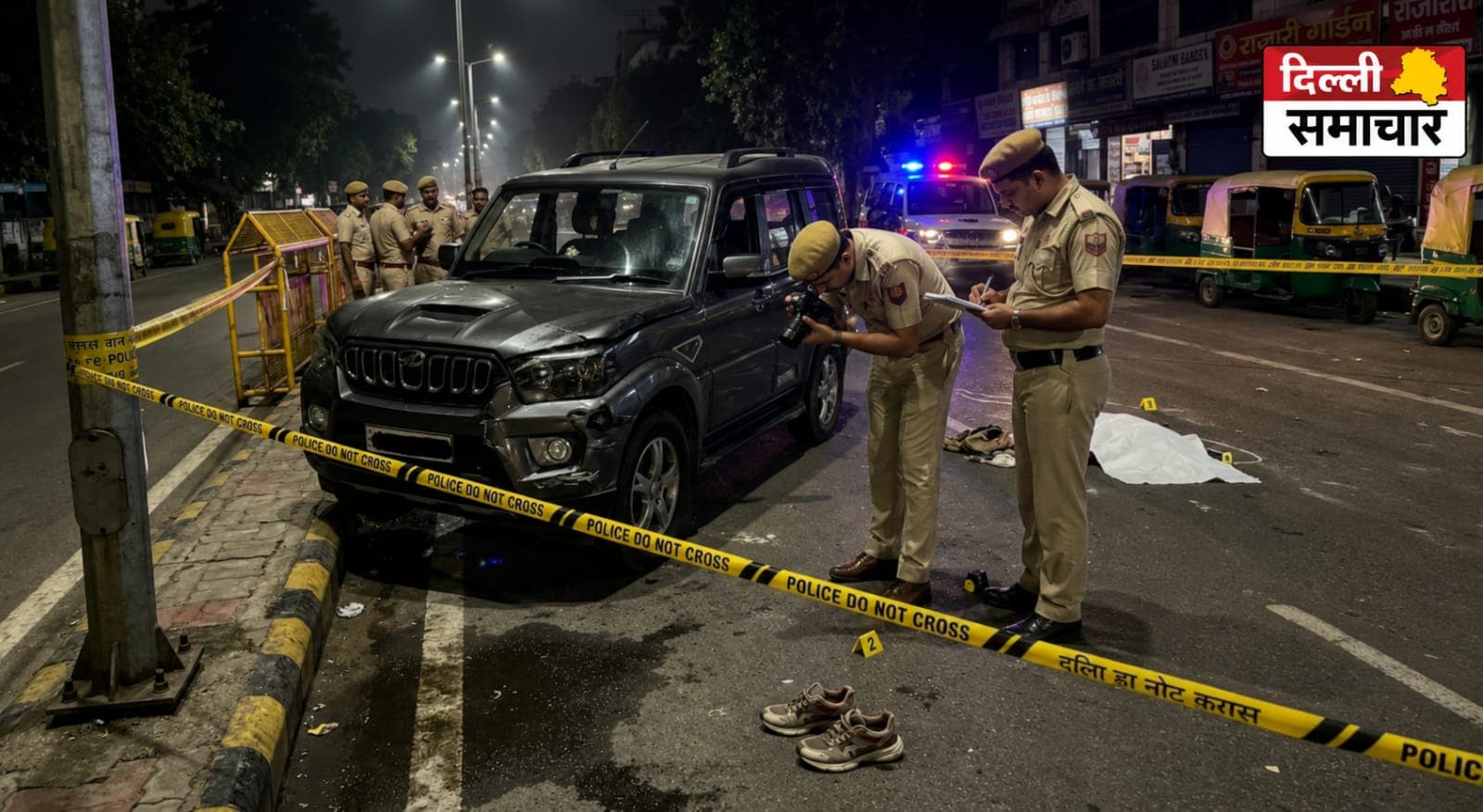 दिल्ली: राजौरी गार्डन में हिट एंड रन, तेज रफ्तार स्कॉर्पियो की टक्कर से 45 वर्षीय व्यक्ति की मौत