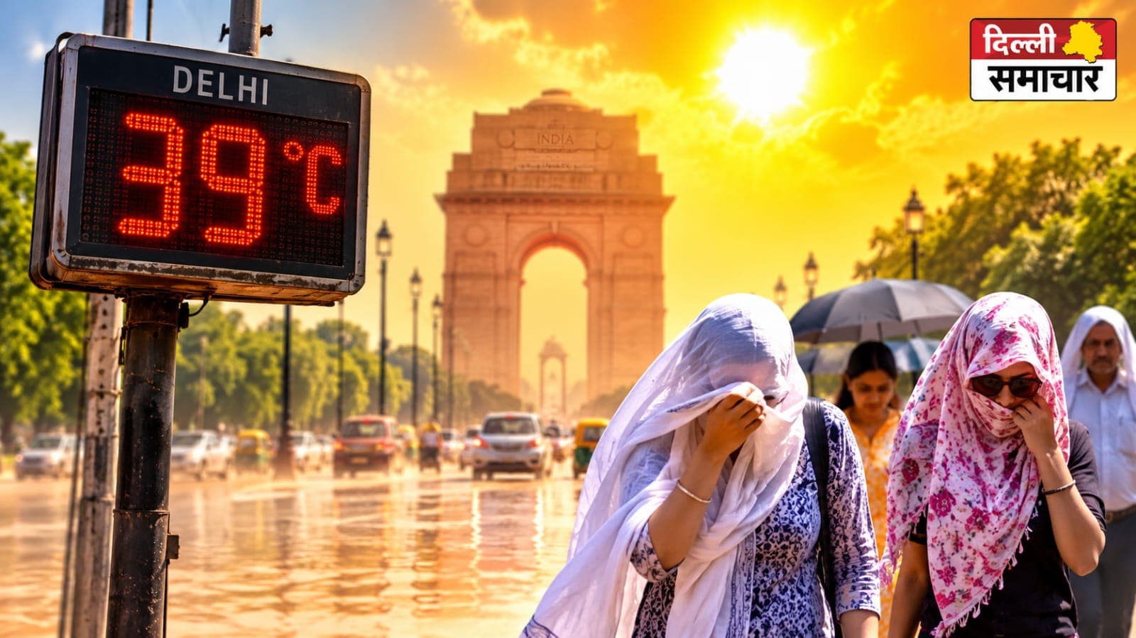 Weather : दिल्ली में जुलाई की तपिश ने तोड़ा रिकॉर्ड! 39 डिग्री के पार पहुंचा पारा, जानिए कब मिलेगी बारिश से राहत