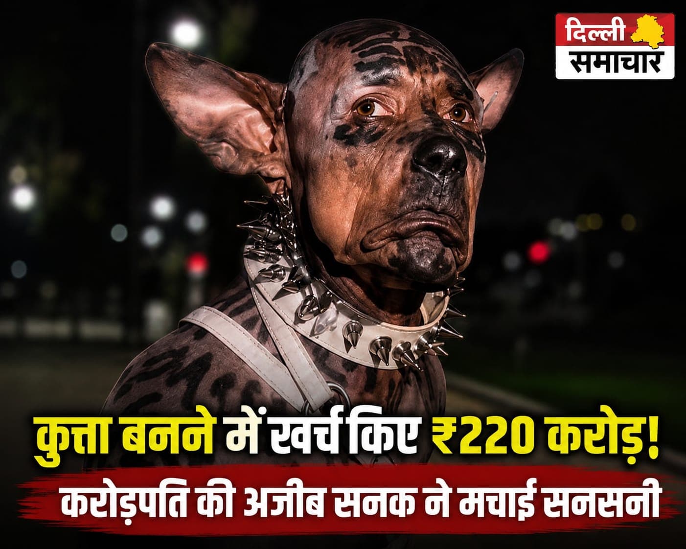 220 करोड़ खर्च कर बना ‘कुत्ता’! करोड़पति की सनक ने इंटरनेट पर मचाई सनसनी